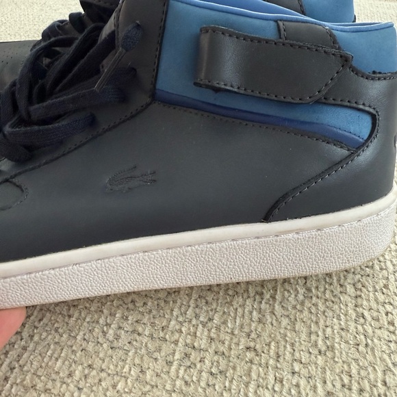 Lacoste Other - Lacoste Dark Gray and Blue High-Tops
